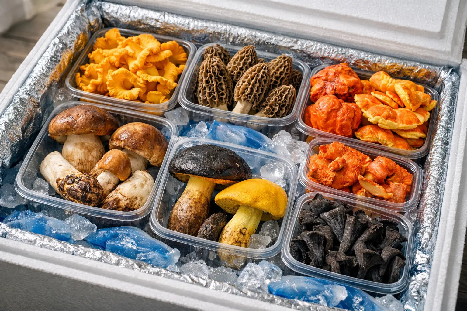 Cold Packed Mushroom Delivery That Holds Quality